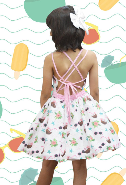 Beach Print Dress